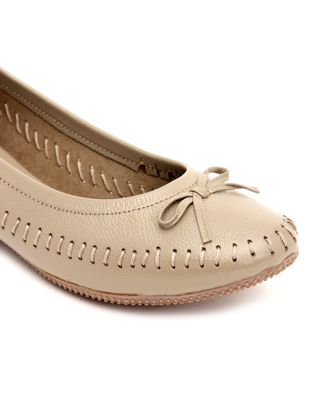 Venus Steps Leather Flat Ballerinas