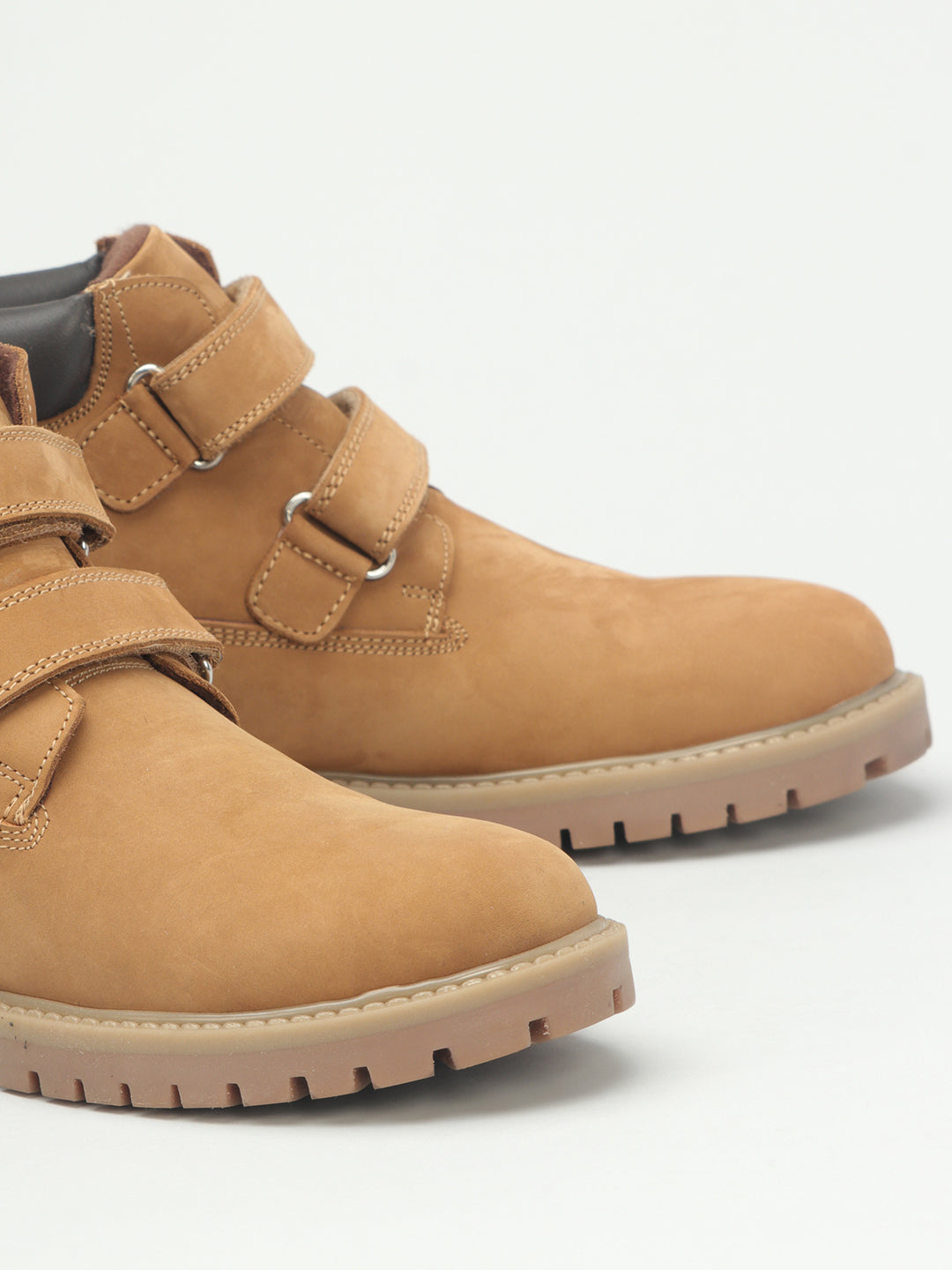 Venus Kids Round Toe Suede Leather Boots