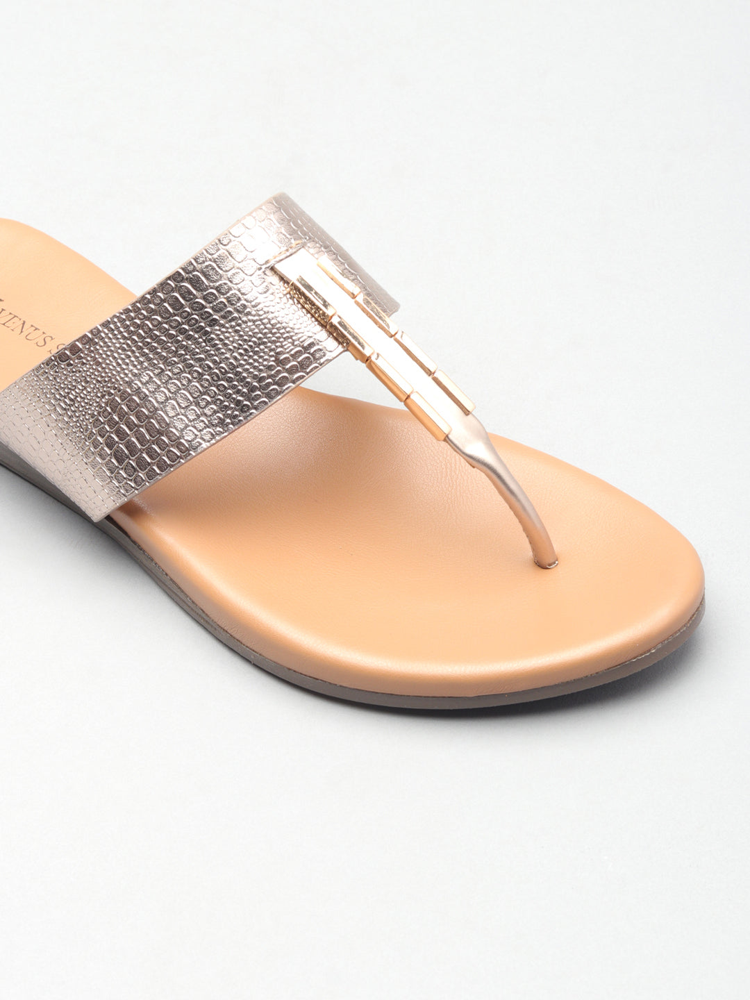 Nappa/Matt Classic T-Strap Flat Chappals