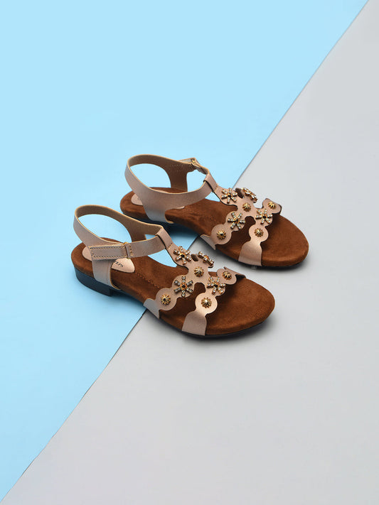 Little Flat H Shaped Sandals