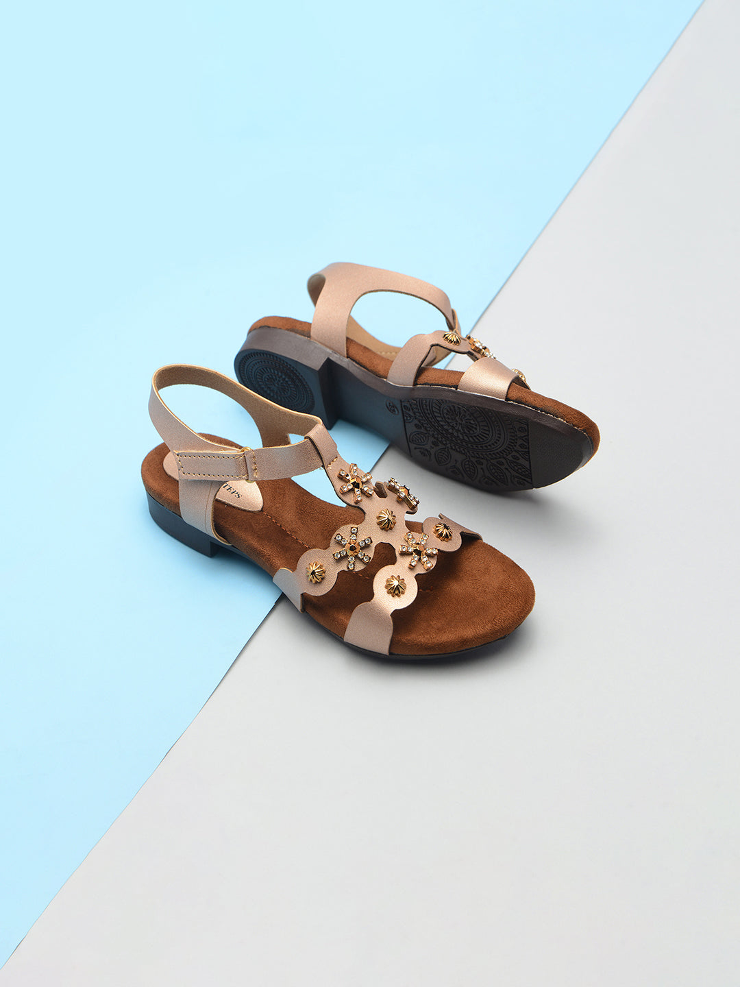 Little Flat H Shaped Sandals