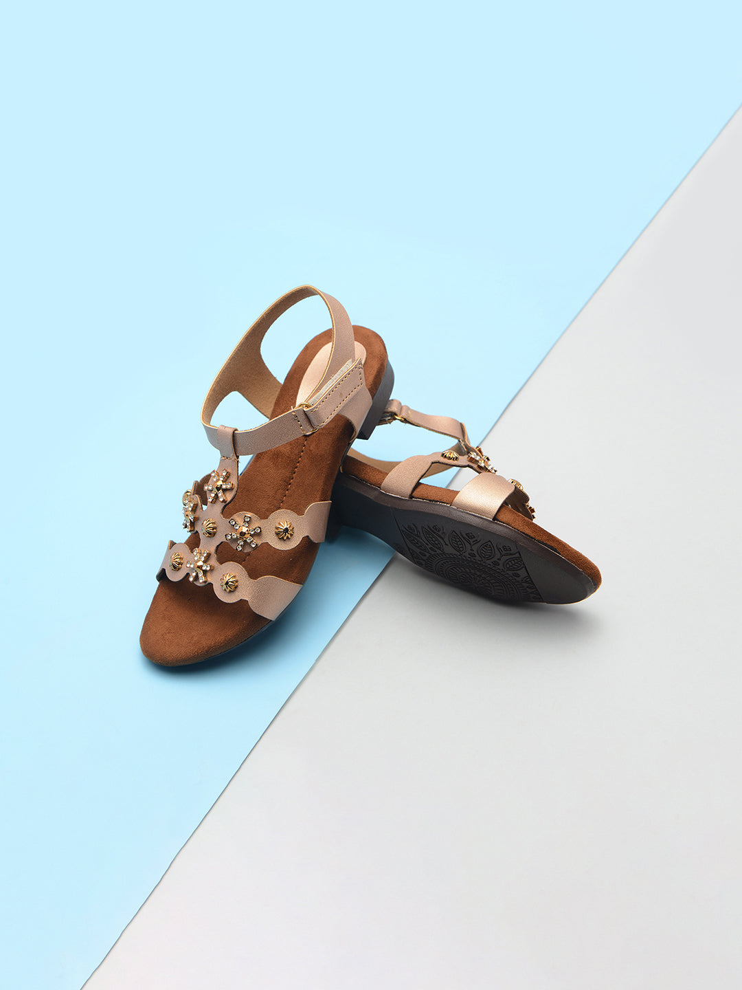 Little Flat H Shaped Sandals