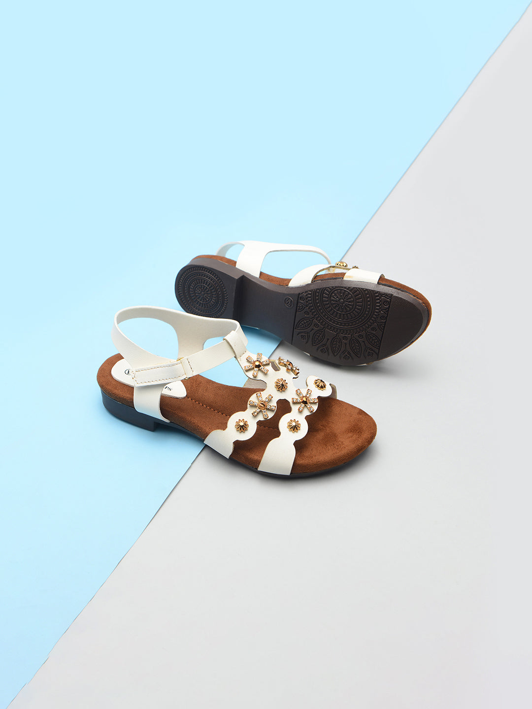 Little Flat H Shaped Sandals