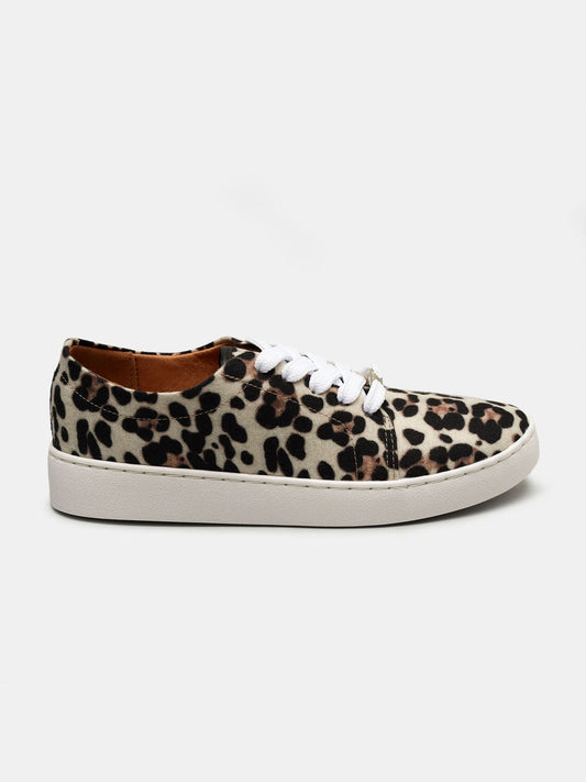 Leopard Derby Shoes