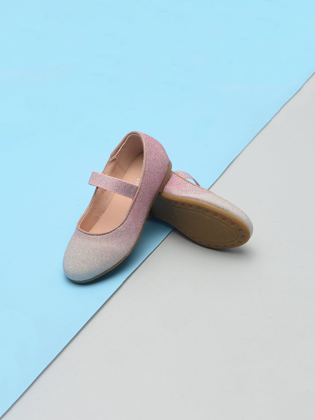 Glittery Party Strap Shoes