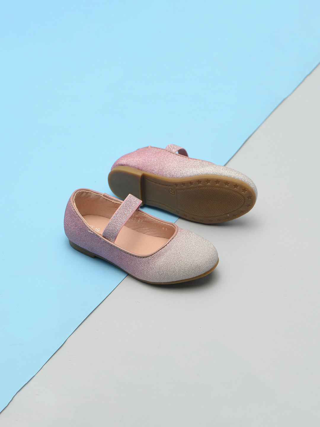 Glittery Party Strap Shoes