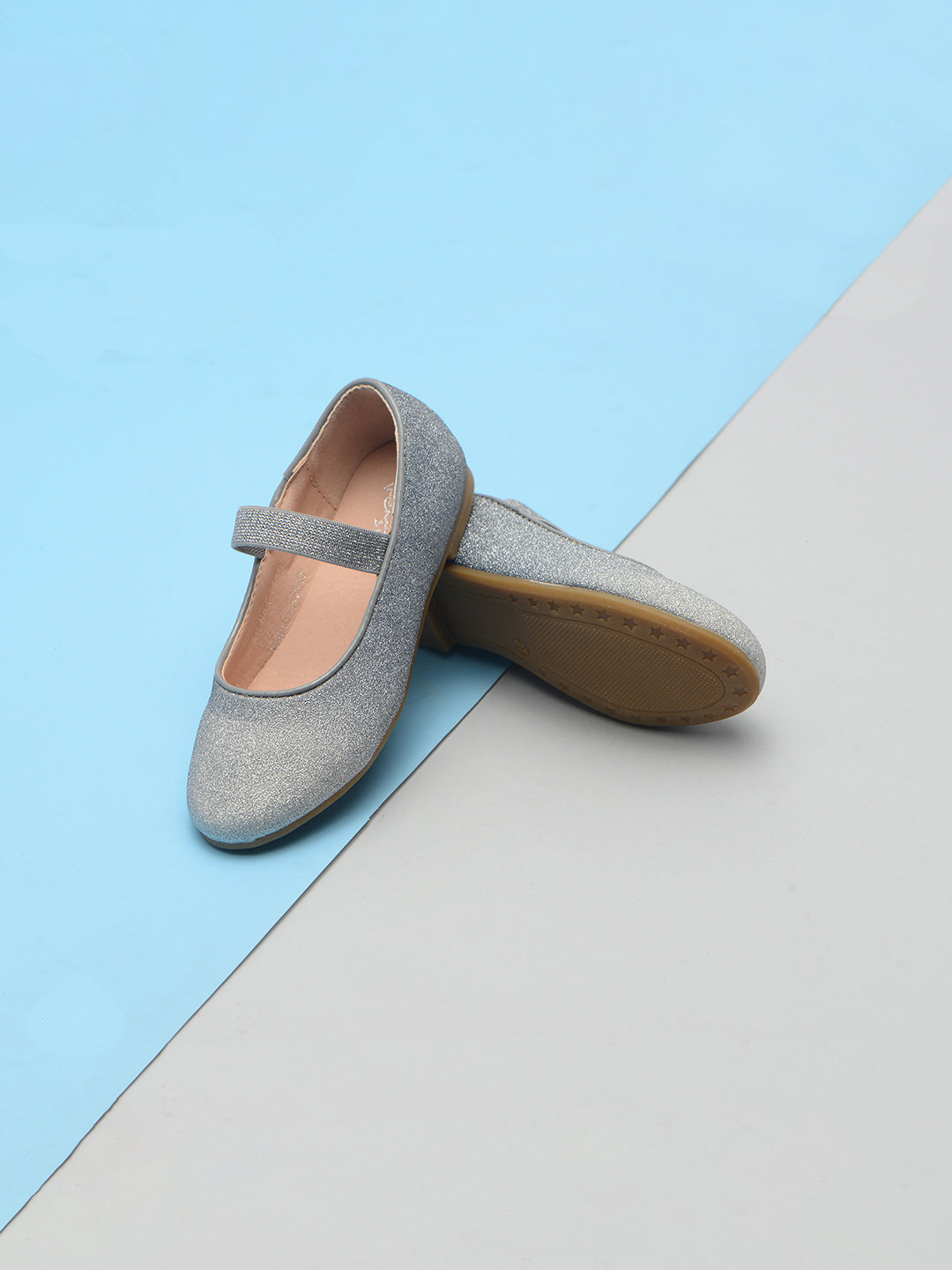 Glittery Party Strap Shoes