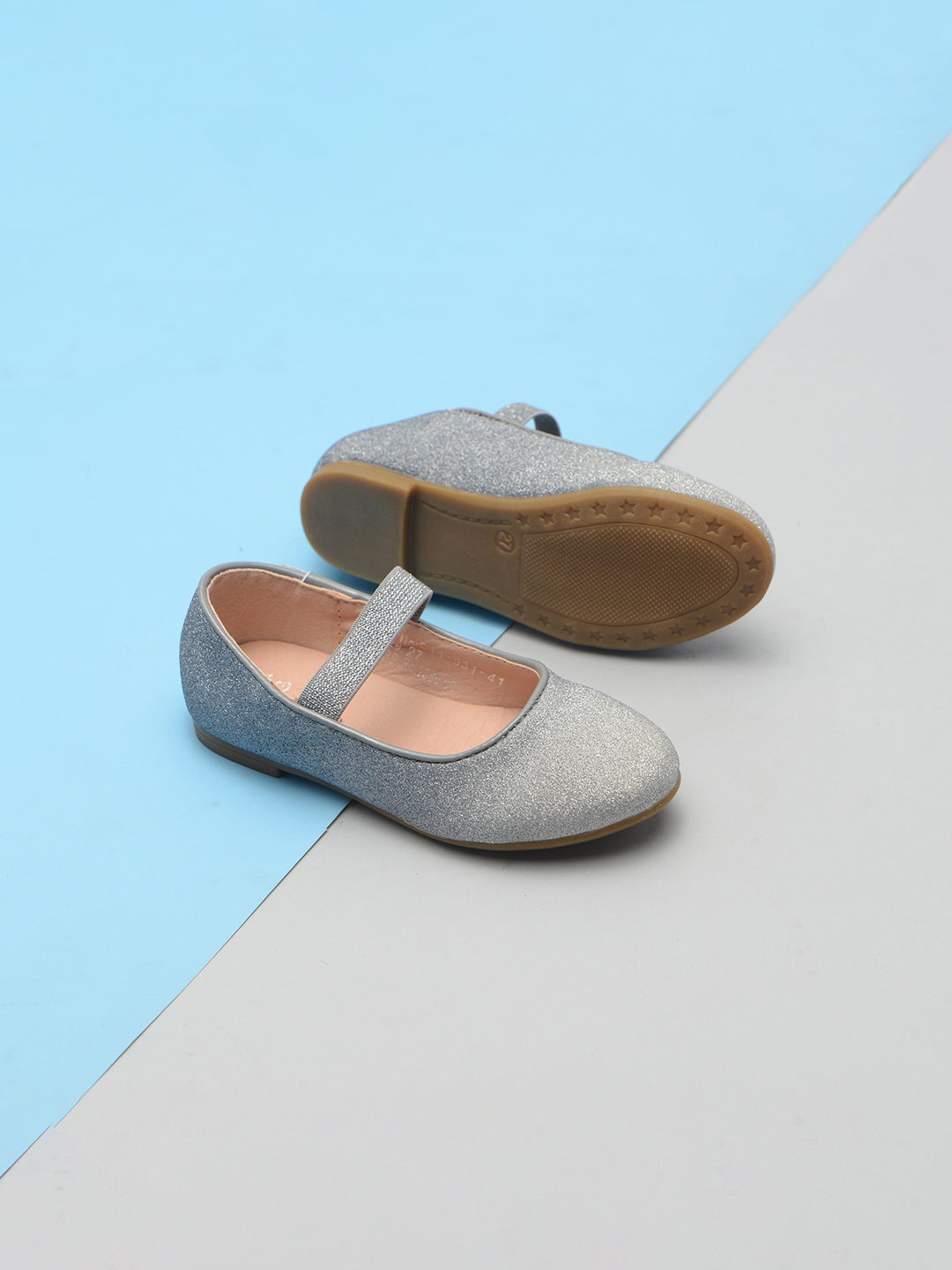 Glittery Party Strap Shoes