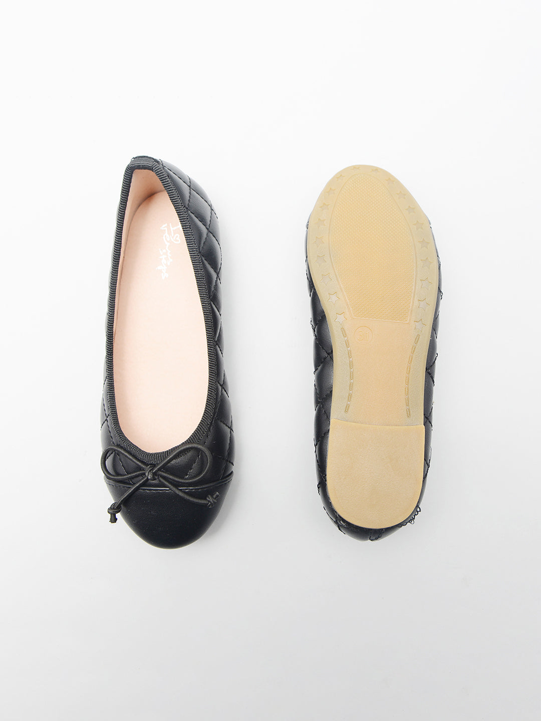 Simplistic Black Strap Shoes