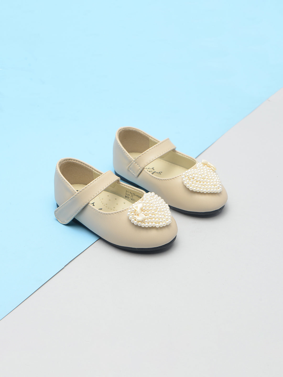 Heart Embellished Ballerinas