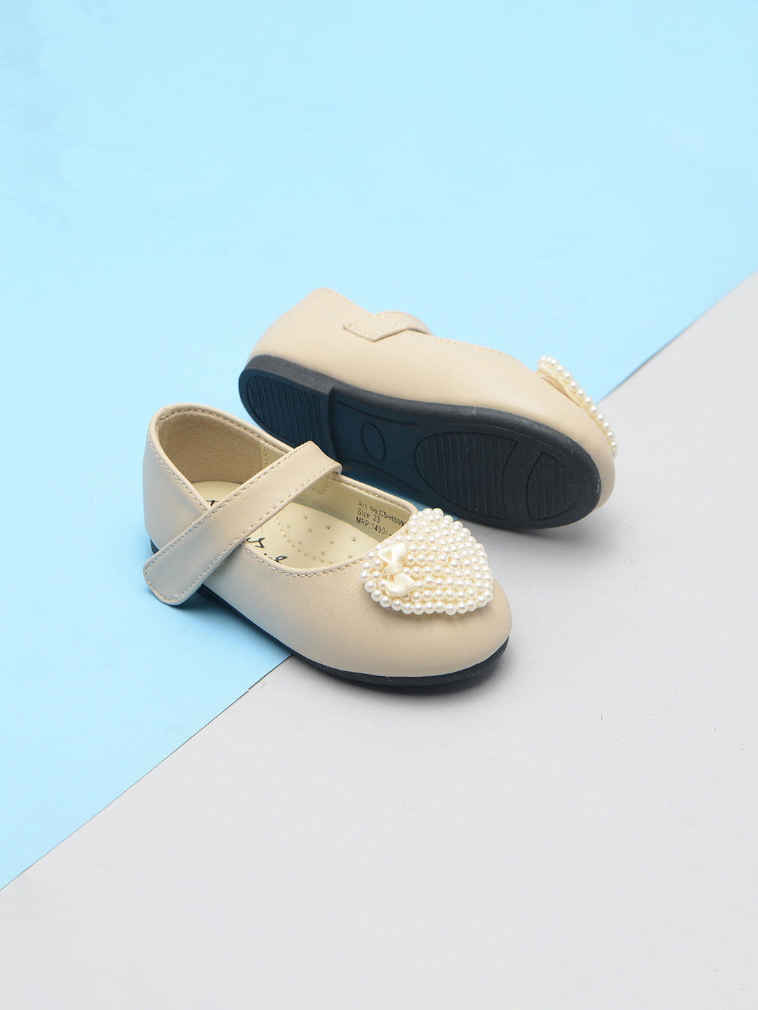 Heart Embellished Ballerinas