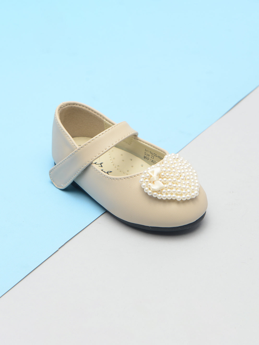 Heart Embellished Ballerinas