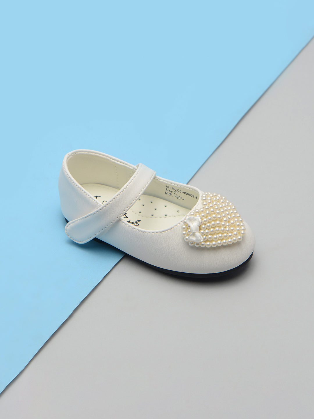 Heart Embellished Ballerinas