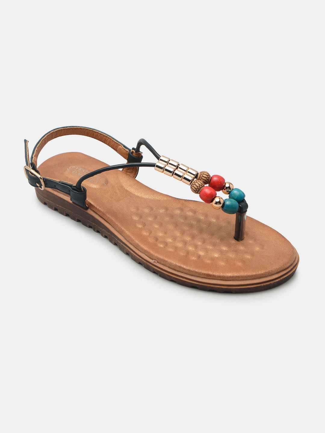 Multicoloured Matt Sandals