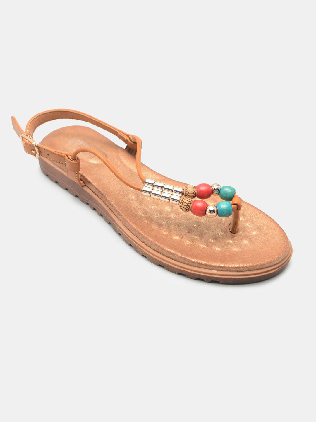 Multicoloured Matt Sandals
