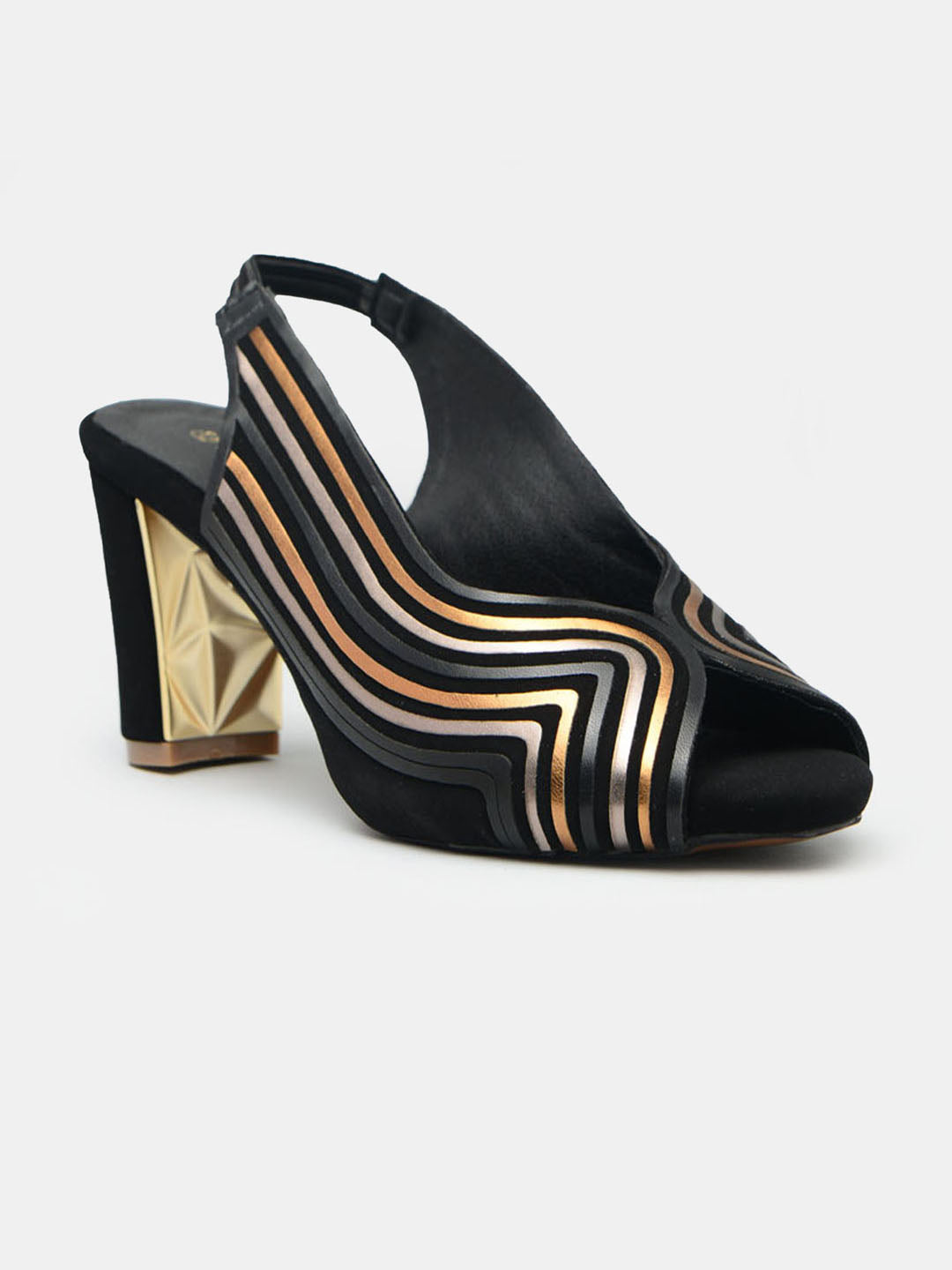 Elegant Open Toe Pumps