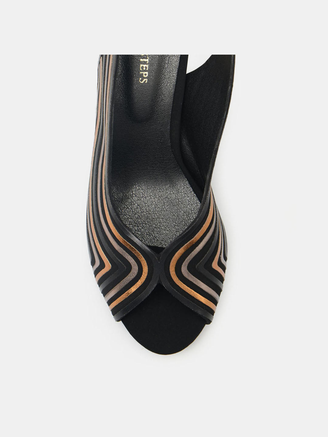 Elegant Open Toe Pumps