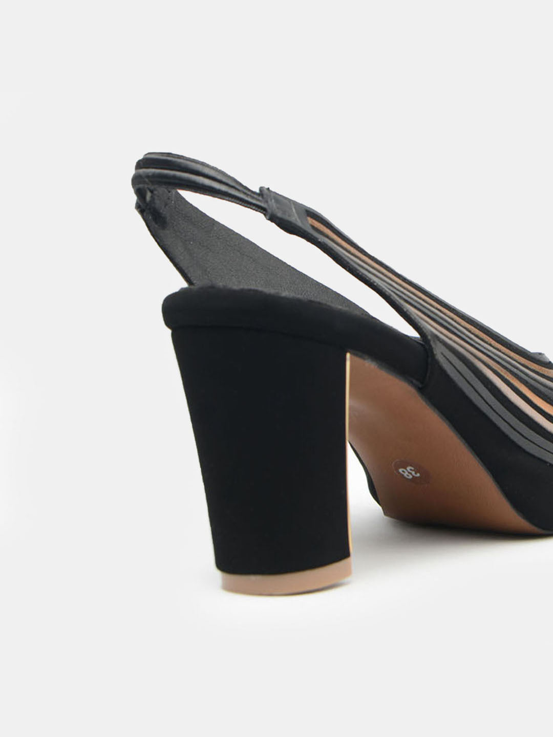 Elegant Open Toe Pumps