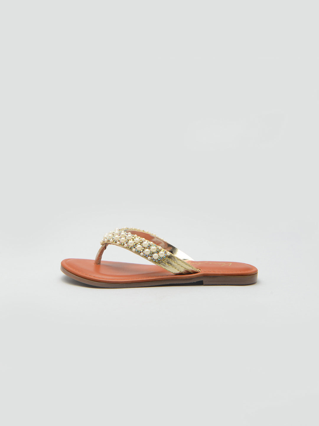 Shimmery Strappy Chappals