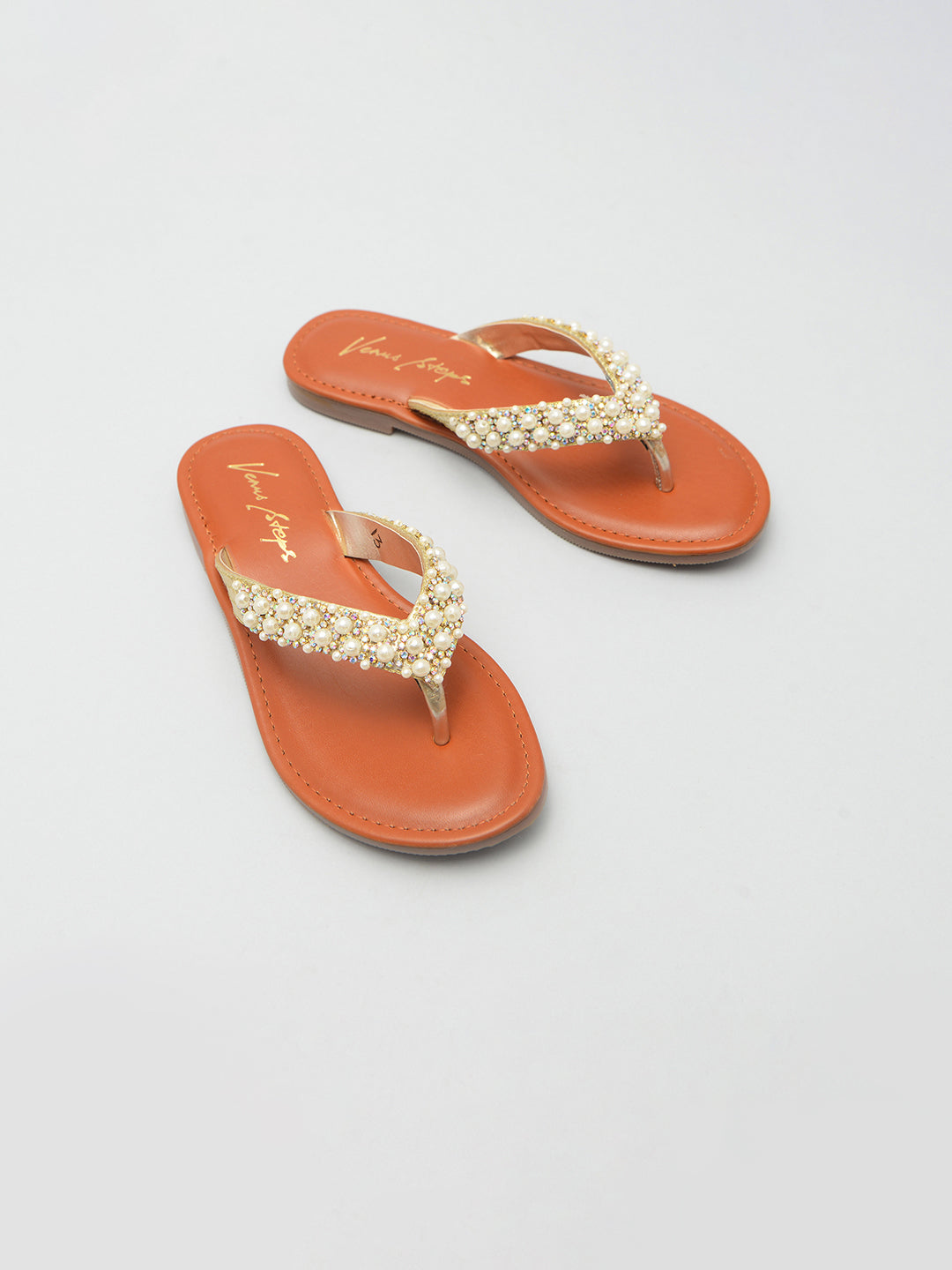 Shimmery Strappy Chappals