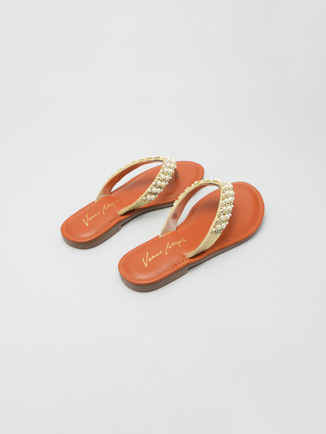 Shimmery Strappy Chappals