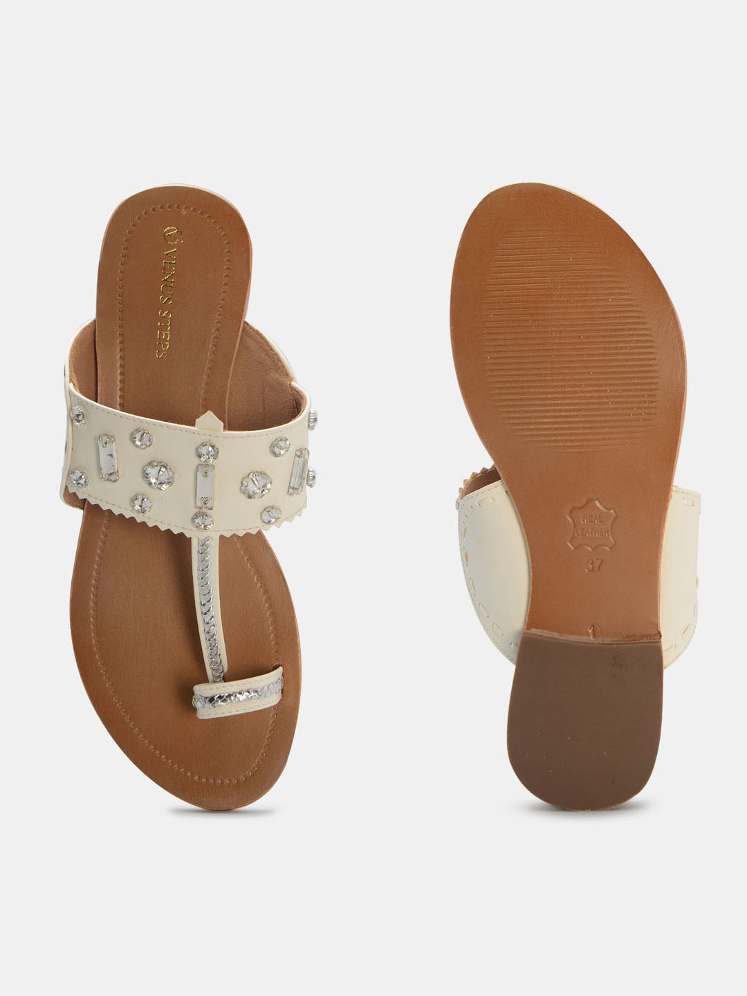 Stone Embellished Chappals