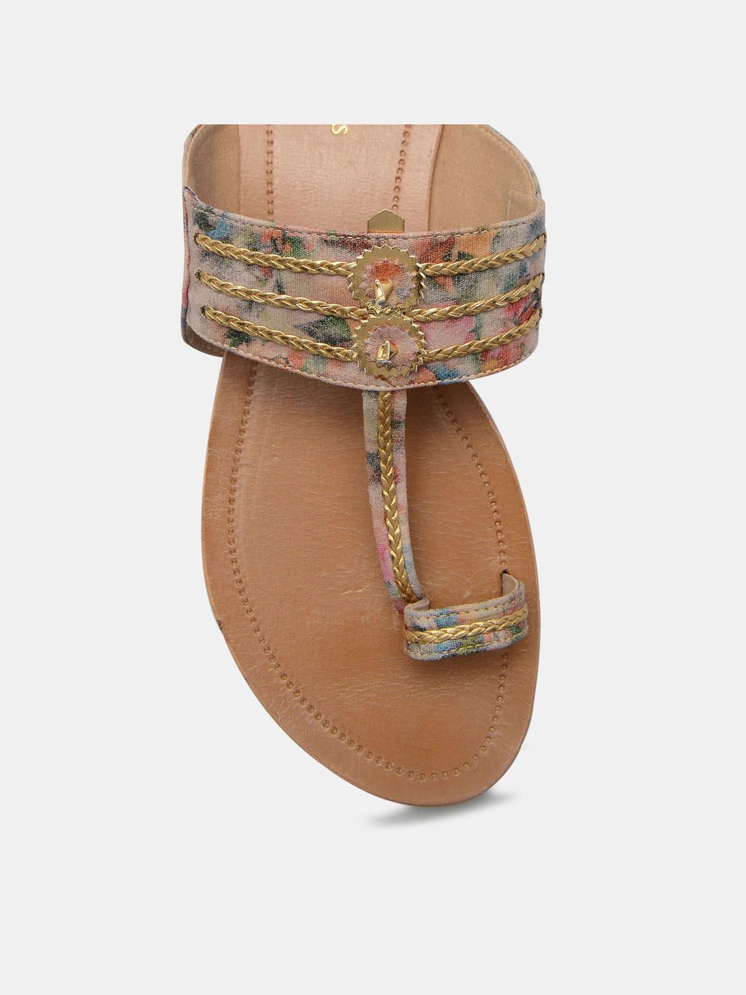 Ethnic Print Kolhapuris