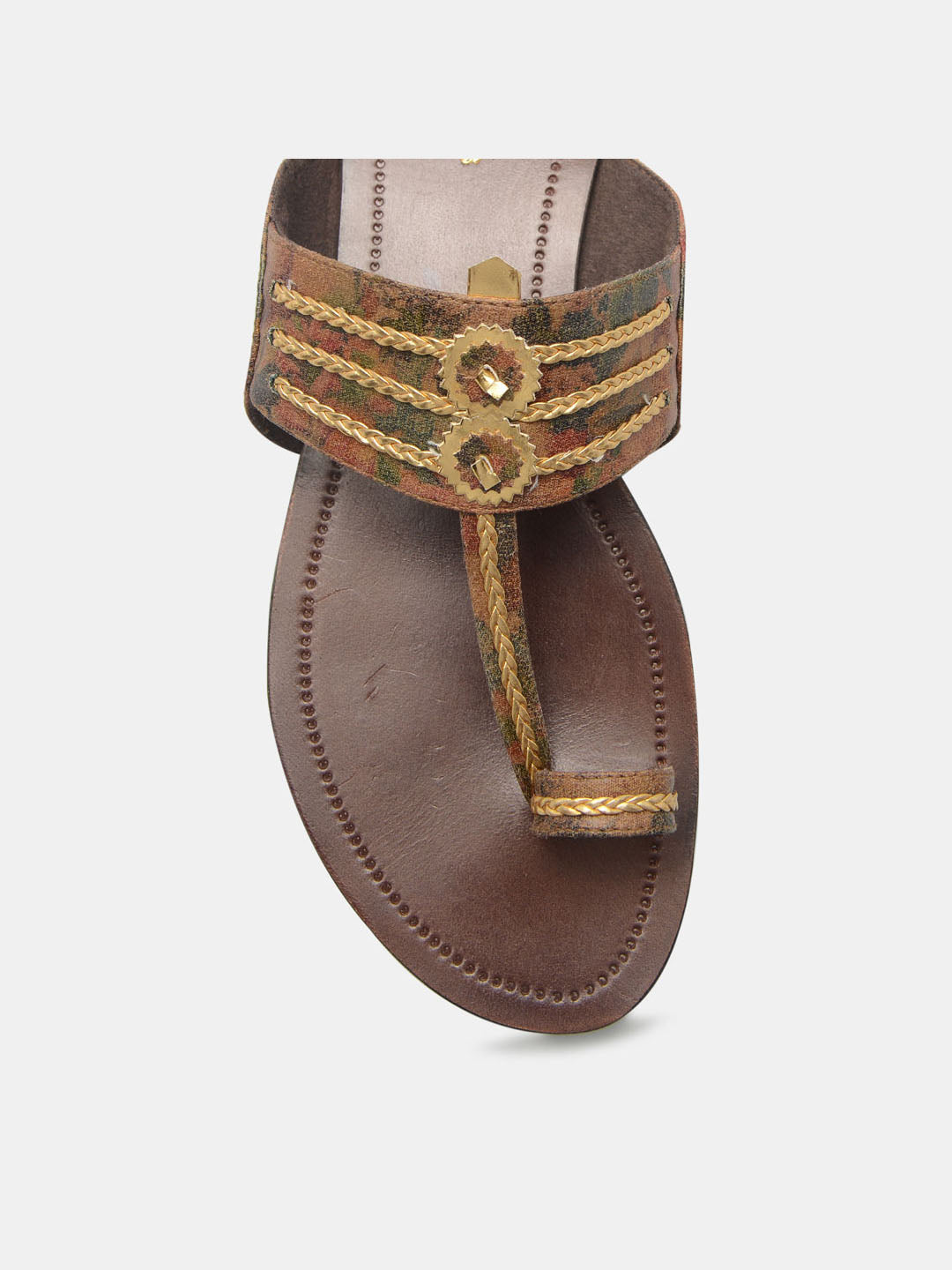 Ethnic Print Kolhapuris