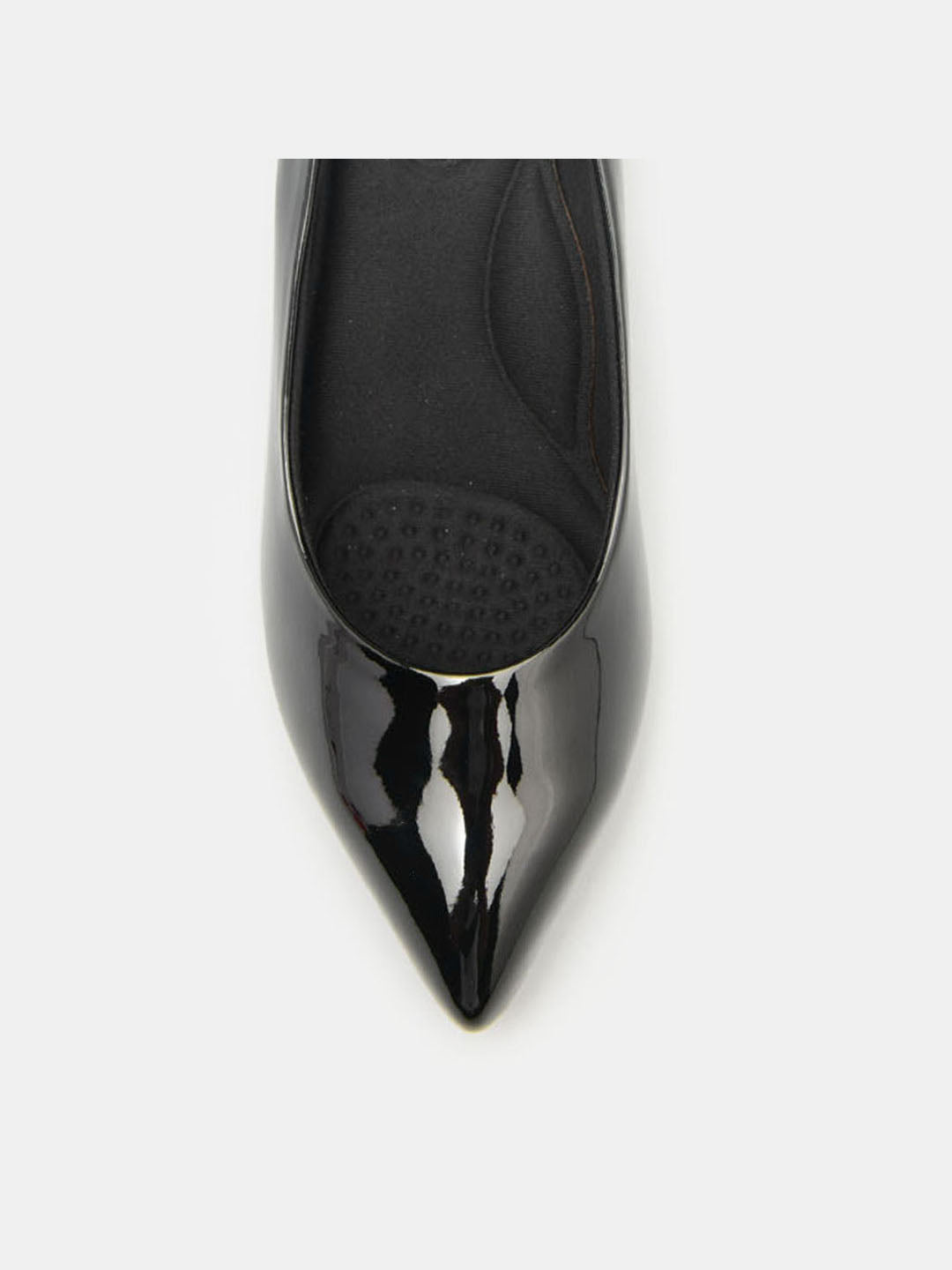 Black Pointed Toe Ballerianas