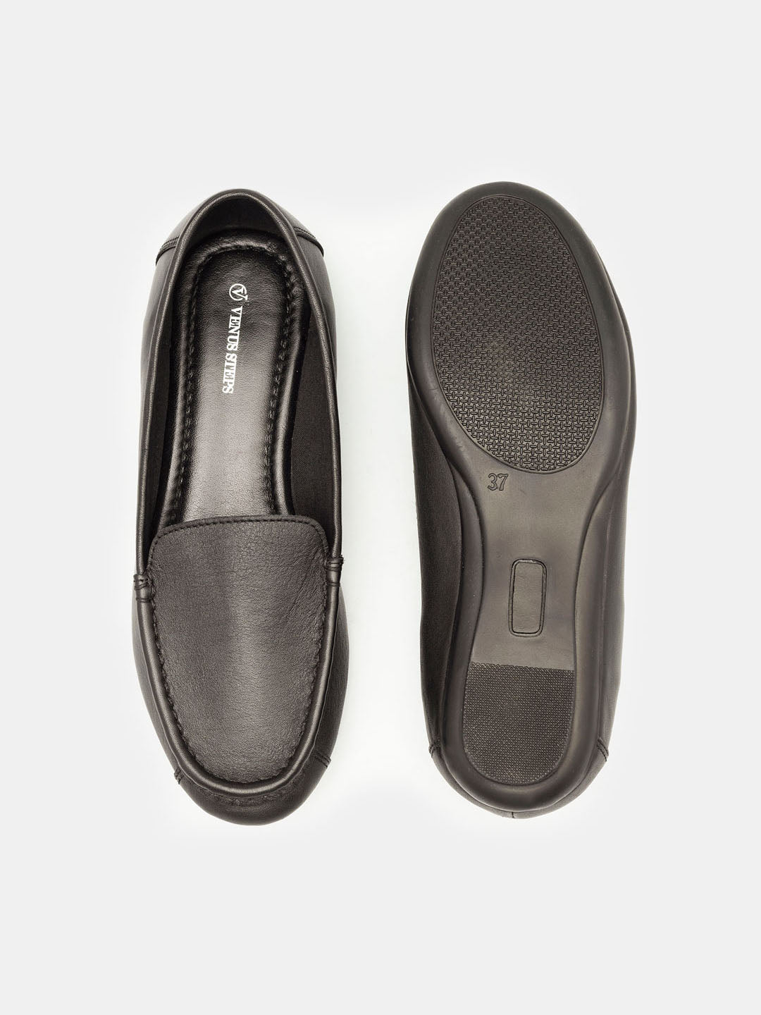 Textured Loafer Flats