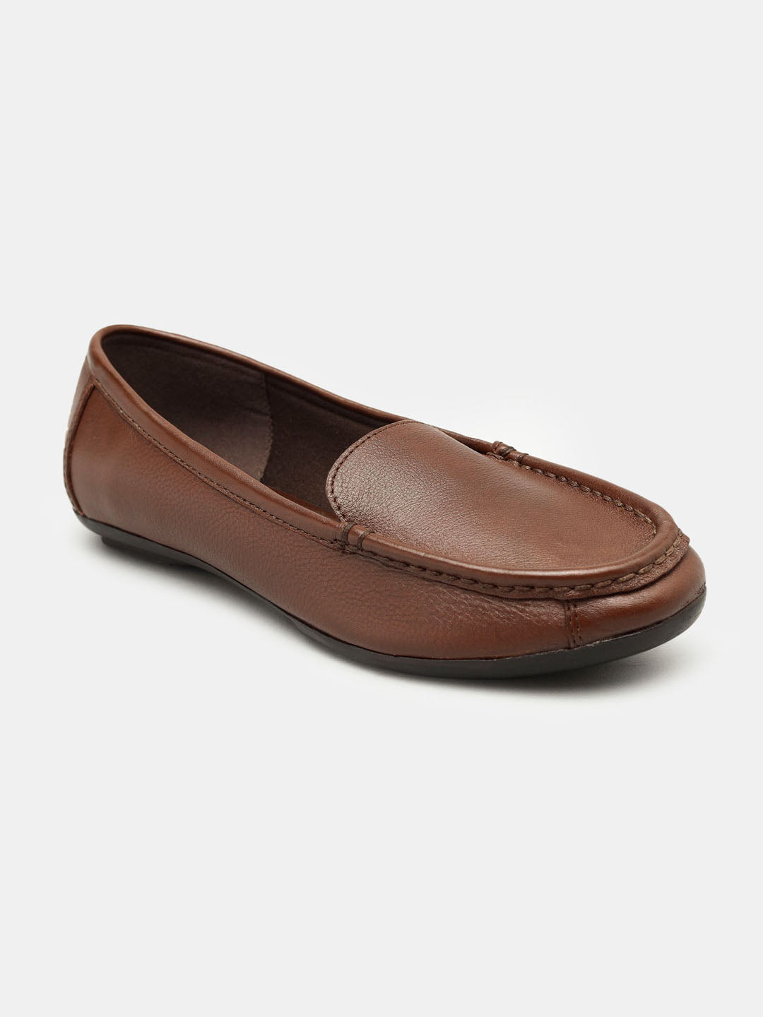 Textured Loafer Flats
