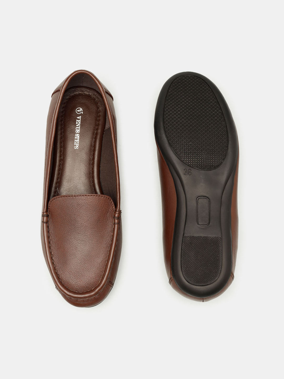 Textured Loafer Flats